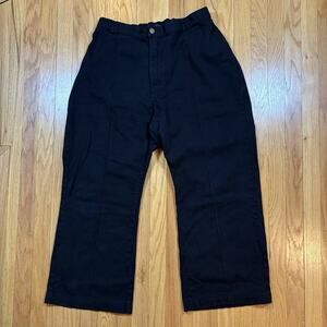 Big Bud Press Western Pants Black Women’s Size 0XL Cotton Wide Leg Made in LA